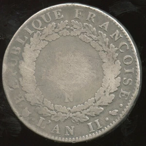 Convention (1792-1795) ECU Of 6 Books 1793 N Montpellier - Picture 1 of 2