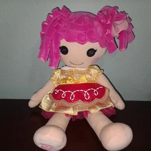 Build Bear Lalaloopsy Miga Azúcar Galleta Rosa 21" Muñeca de Peluche Lazo Vestido Amarillo - Imagen 1 de 6