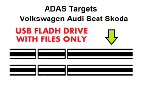 Volkswagen Audi seat Skoda ADAS (AVM) target mats-USB FLASH DRIVE ONLY - Picture 1 of 2