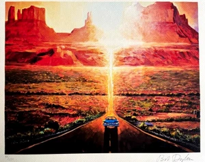 Bob Dylan Lithograph COA Original Signed Op Numbered By Hand Limited 250 Ex - Picture 1 of 9