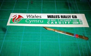 Supergraphicsf1 made WRC Wales Cymru Rally GB 2007 Decal Sticker 230x45 1 - Picture 1 of 2
