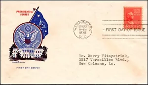 Scott 827 22 Cents Cleveland Pavois FDC Typed Address Planty 827-41 - Picture 1 of 2