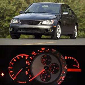 Red Gauge Cluster Instrument Dash LED Light Bulbs KIT for Lexus IS300 2001-2005 - Bild 1 von 5