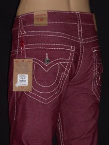 red true religion jeans men
