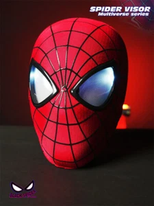 The Amazing Spiderman Peter Parker Helmet Mask Wearable Remote Eyes Cosplay Prop - Picture 1 of 15