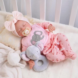 Lifelike Reborn Baby Dolls - 17-Inch Realistic-Newborn Baby Dolls Full Body Viny - Picture 1 of 12