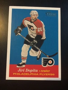 JIRI DOPITA 2001-02 TOPPS HERITAGE ROOKIE NHL CARD #142 - PHILADELPHIA FLYERS - Bild 1 von 2