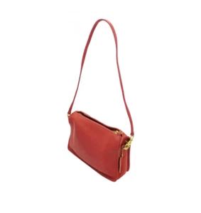 Coach 449-6630 Red Vintage Made In New York City, U.S.A. Cross Body Bag - Picture 1 of 10