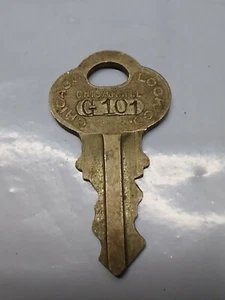 Vending Machine Original Chicago Lock Key G101 G 101 - Picture 1 of 2