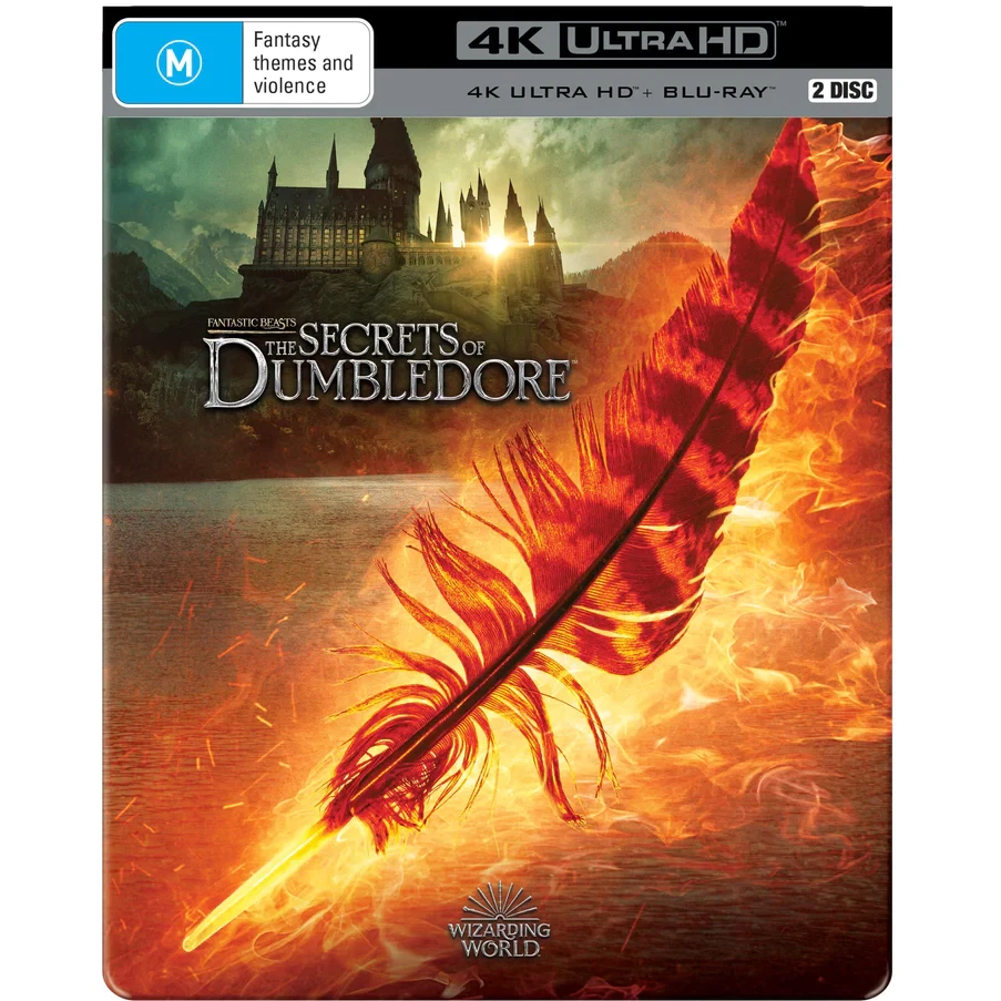 FANTASTIC BEASTS : THE SECRETS OF DUMBLEDORE STEEL BOOK 4K UHD + BLU-RAY - Image 1 of 1