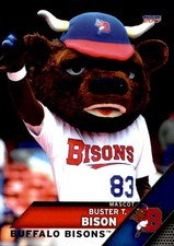 2017 Buffalo Bisons Choice #31 Buster T. Bison MASCOT - NM Baseball Card