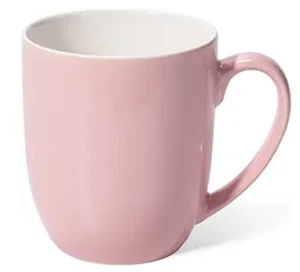 Large Pink Coffee Cup With Handle Teacup Suitable For Office Use - Picture 1 of 1