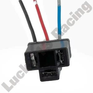 Black H4 Headlight Connector Repair Plug Sockets With Loom bulb lamp female - Picture 1 of 6