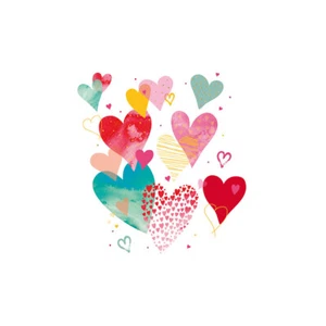 Servilleta Ambiente "With Love" 5 o 20 unidades - Imagen 1 de 2