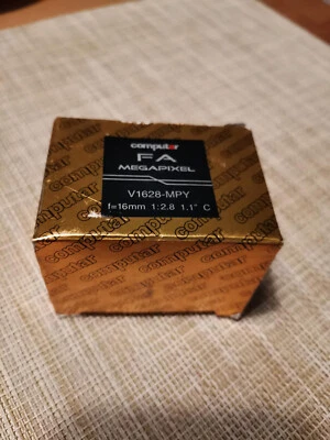 Computar V1628-MPY 1.1" 12MP 16mm F2.8 C-MOUNTMachine Vision FA Lens - Image 1 of 4