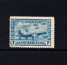 Canada 1943 7c blue fighter planes sg400 (fine used)