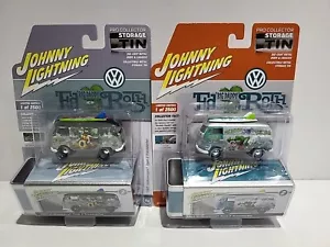 Johnny Lightning RAT FINK 1965 Volkswagen Type 2 Transporter A&B w/Collector Tin - Picture 1 of 4