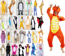 tuta pigiama animale kigurumi costume carnevale halloween travestimento cosplay