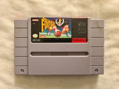 SUPER PLAY ACTION FOOTBALL Super Nintendo USA NTSC IMPORT Version Game SNES Nes - Image 1 of 3