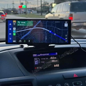 10.26" Touchscreen Portable Car Stereo Radio Apple Carplay Android Auto IPS FM - Picture 1 of 15