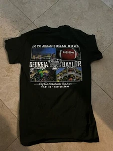 2020 Allstate Sugar Bowl T-Shirt - NCAA College Football - Georgia Vs. Baylor - Picture 1 of 3
