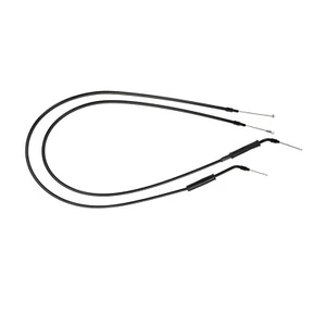 44.3" Black Throttle Idle Cable Set for Harley 00-06 Touring 16" Handlebar FLHR - Foto 1 di 11