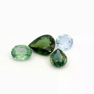 3.65 Carat NATURAL GREEN UNHEAT SAPPHIRE FROM SRILANKA LOOSE GEMSTONE - Picture 1 of 5