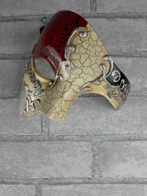 Men's Masquerade Costume  Mask Vintage Venetian Mardi Gras Halloween Party  - Image 1 of 4