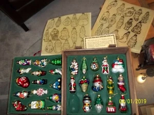 Thomas Pacconi MUSEUM 29pc Blown Glass Christmas Ornaments MUST SEE & BUY - Picture 1 of 7