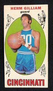 1969-70 Topps Basketball Card TALL BOY Herm Gilliam #87 EX RANGE  CF