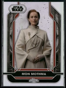 Star Wars Topps Chrome 2024 Card Costco Super Box Refractor - Mon Mothma - Picture 1 of 2