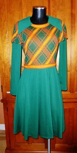 VTG 60s Bonwit Teller Knit Jersey Secretary Kawaii Scooter DRESS JEANNENE BOOHER - Picture 1 of 9
