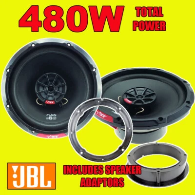 Altavoces y soportes para puerta delantera VW Caddy Van MK3 2003-15 VIBE 6,5" 480 vatios Foto 1 de 4
