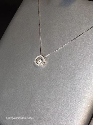 COLLAR ZALES ORO 14K CON COLGANTE DIAMANTE 1/4 QUILATE PESO TOTAL 1,68 GRAMOS Foto 1 de 4