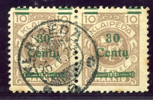 893399) DR Memel Nr. 222I, II gestempelt, geprüft, Michel 1175,- ++ - Bild 1 von 1