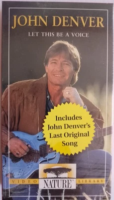 John Denver Let this Be A Voice (1997) VHS Video NTSC Slipcase - Image 1 of 3