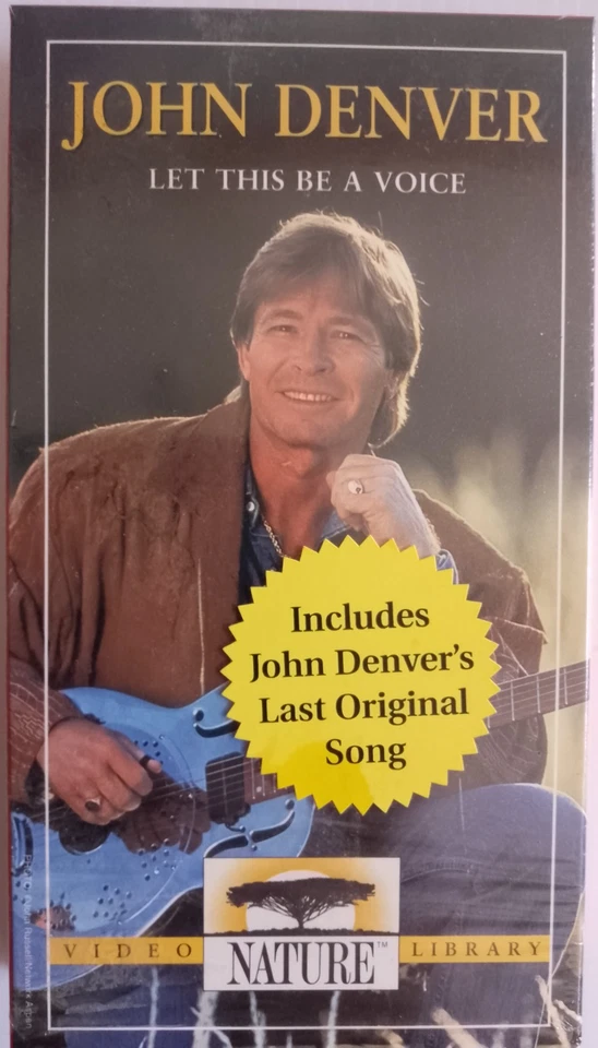 John Denver Let this Be A Voice (1997) VHS Video NTSC Slipcase - Image 1 of 3