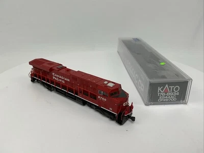 Kato N Scale 176-8934 GE ES44AC Diesel Locomotive Canadian Pacific #8700 - Image 1 of 4