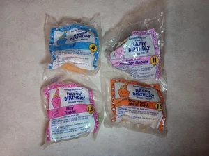McDonald's 1994 Happy Birthday LOT OF 4 Happy Meal Toys #15, 8, 4, 11 E.T Muppet - Picture 1 of 4