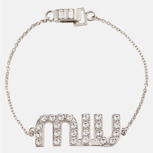 Bracciale Miu Miu Cristallo Impreziosito Logo