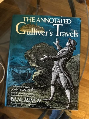 THE ANNOTATED GULLIVER'S TRAVELS - Jonathan Swift/Isaac Asimov (1980 Hardcover) - Image 1 of 2