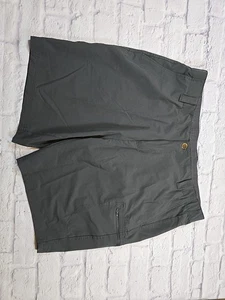 Zero Exposure Travel Series Shorts Men’s 40 Stretch 10 Inch Inseam, Gray Color - Picture 1 of 12