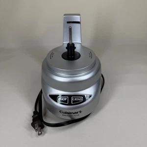 Cuisinart Mini-Prep Plus DLC-2A Motor Base ONLY Chrome Food Processor Working - Picture 1 of 8