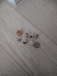 Pandora Genuine Charms Bundle 8 Pieces That Have Been Purchased With Pandora - Picture 1 of 16