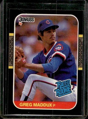 1987 Donruss Greg Maddux Rookie RC #36 Cubs - Image 1 of 2