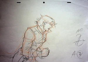 Lápiz de producción dibujado a mano de la serie de televisión Castlevania Frederator Studios 2017 #WW - Imagen 1 de 2