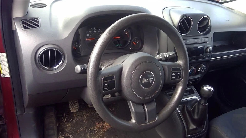 2011 Patriot BLK Steering Column w/ Wheel, Controls & Clock Spring OEM - Image 1 of 4