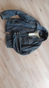Armani Biker Lederjacke Lammleder Schwarz Herren Größe 48/M - Bild 1 von 2