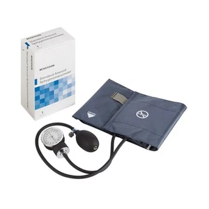McKesson Large Adult Cuff Arm Aneroid Sphygmomanometer Unit 2-Tubes 1 per Box - Picture 1 of 7