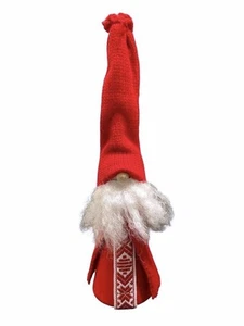 LARSSONS TRA Schweden rot Weihnachtsmann 7,5" Holz Weihnachten Tomte Figur Puppe neu - Bild 1 von 6